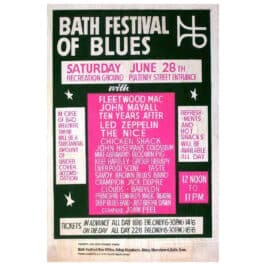 Concert Advertisement <br>1969.06.28 <br>Bath, UK (Poster) #1