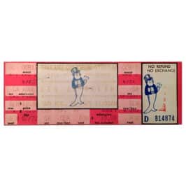 Concert Ticket <br>1975.08.24 <br>Oakland, CA (canceled)