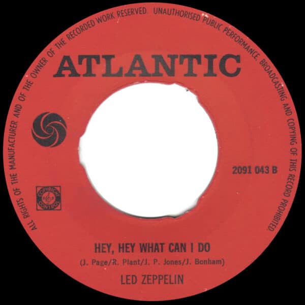 Single <br>Holland (2091 043) <br>Immigrant Song / Hey, Hey What Can I Do (#6)