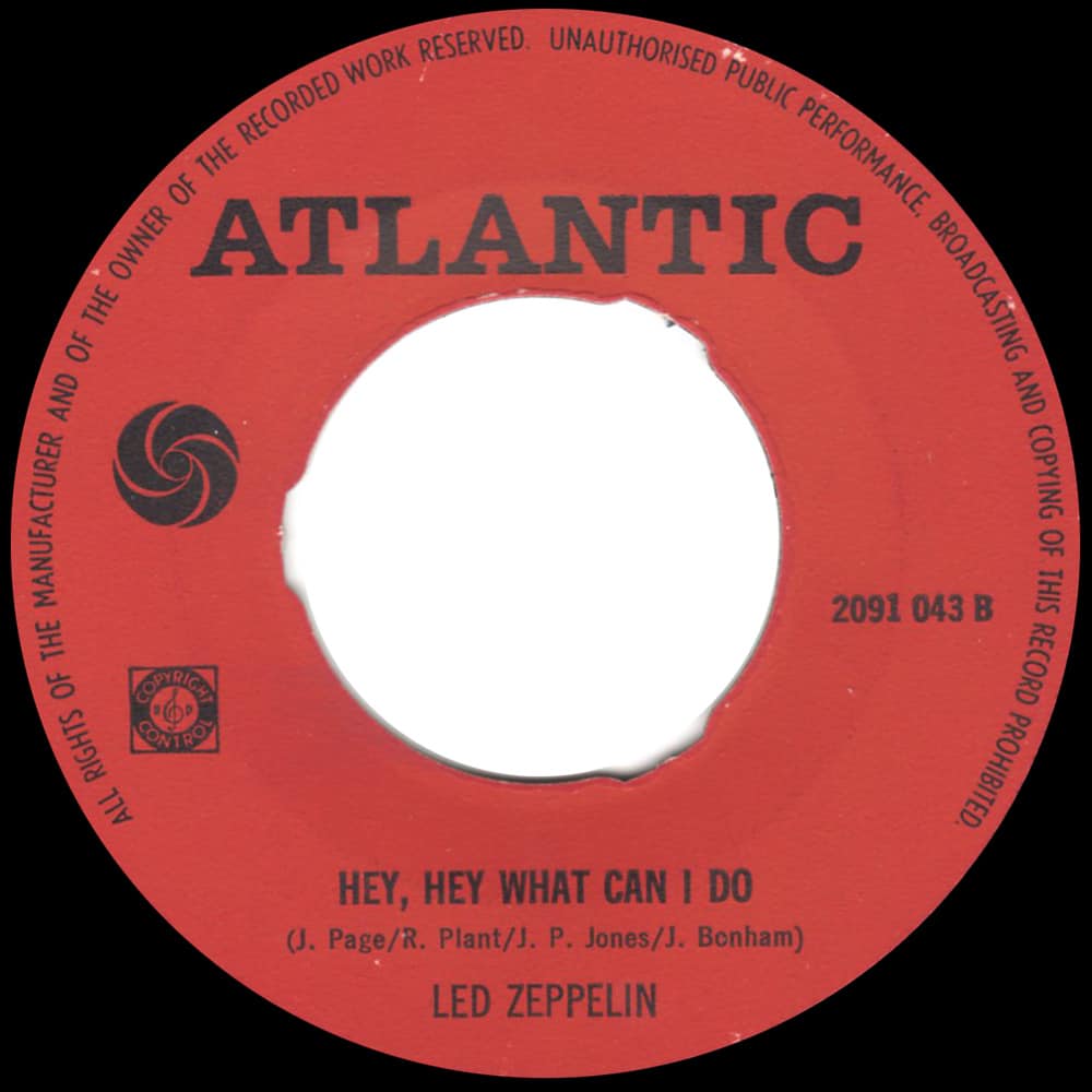 Single <br>Holland (2091 043) <br>Immigrant Song / Hey, Hey What Can I Do (#6)