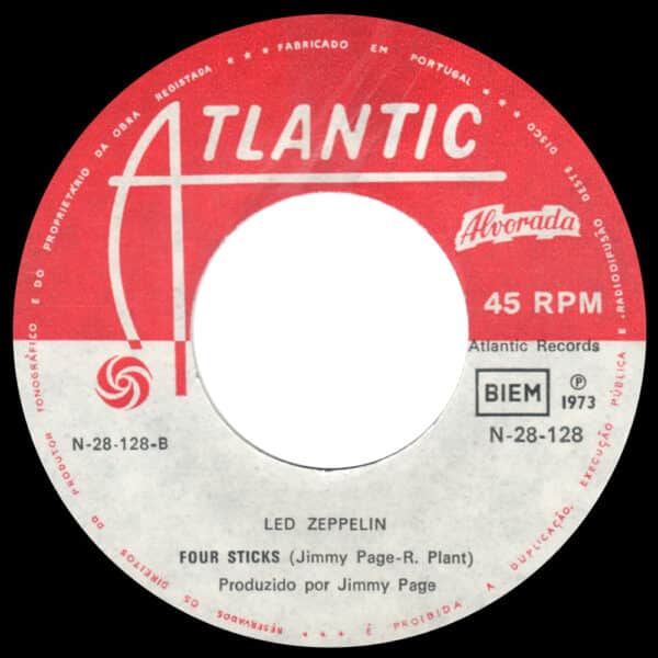 Single <br>Portugal (N-28-128) <br>Rock and Roll / Four Sticks (Promo #2) - Image 4