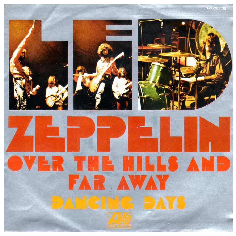 Single <br>Portugal (N-S-28-138) <br>Over The Hills and Far Away / Dancing Days (#2)