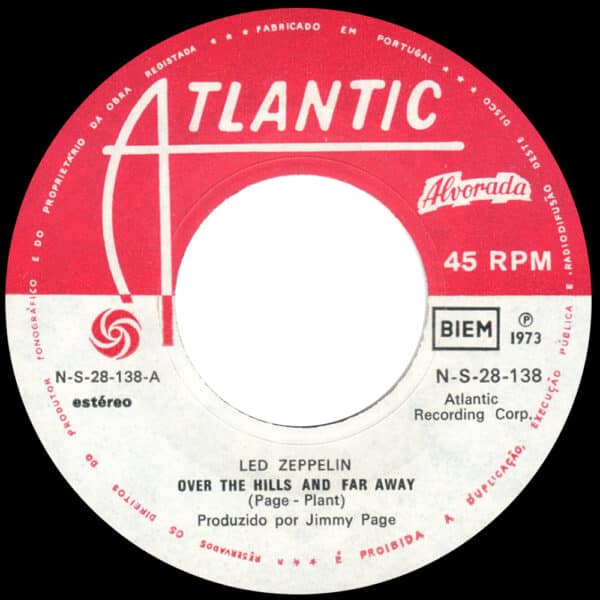 Single <br>Portugal (N-S-28-138) <br>Over The Hills and Far Away / Dancing Days (#2) - Image 3