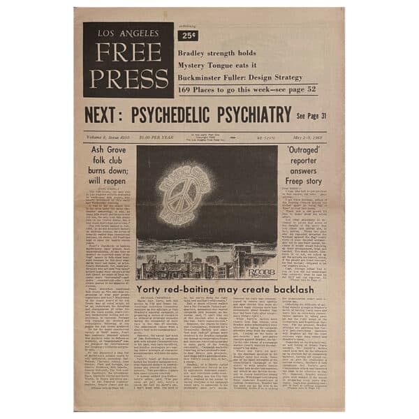 Concert Advertisement <br>1969.05.02 <br>Pasadena, CA (Ad) - Image 2