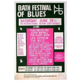 Concert Advertisement <br>1969.06.28 <br>Bath, UK (Poster) #2