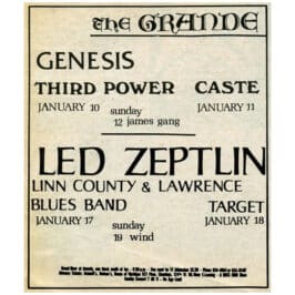 Concert Advertisement <br>1969.05.16 <br>Detroit, MI (Ad)
