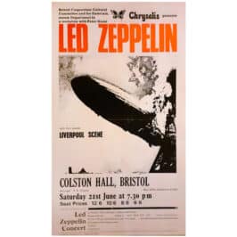 Concert Advertisement <br>1969.06.21 <br>Bristol, UK (Handbill)