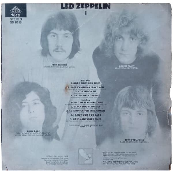 LP <br>Led Zeppelin <br>South Korea (EU 1618) - Image 2