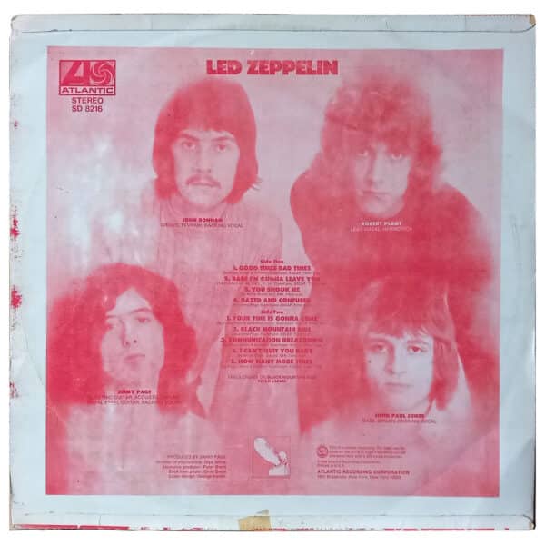 LP <br>Led Zeppelin <br>South Korea (SM 860) #2 - Image 2