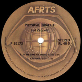 LP <br>Physical Graffiti <br>USA, AFRTS (RL 40-5)