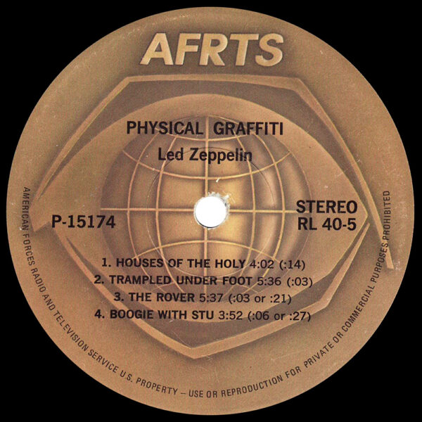 LP <br>Physical Graffiti <br>USA, AFRTS (RL 40-5) - Image 2