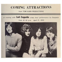 Concert Advertisement <br>1970.04.17 <br>Memphis, TN (AD)