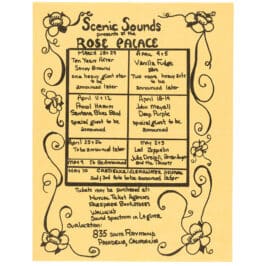 Concert Advertisement <br>1969.05.02 <br>Pasadena, CA (Handbill)