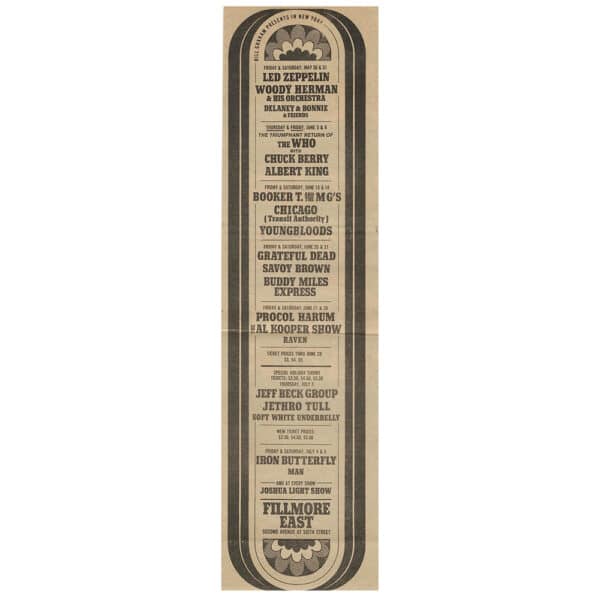 Concert Advertisement <br>1969.05.30 <br>New York, NY (Ad) - Image 2