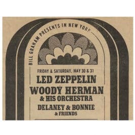 Concert Advertisement <br>1969.05.30 <br>New York, NY (Ad)