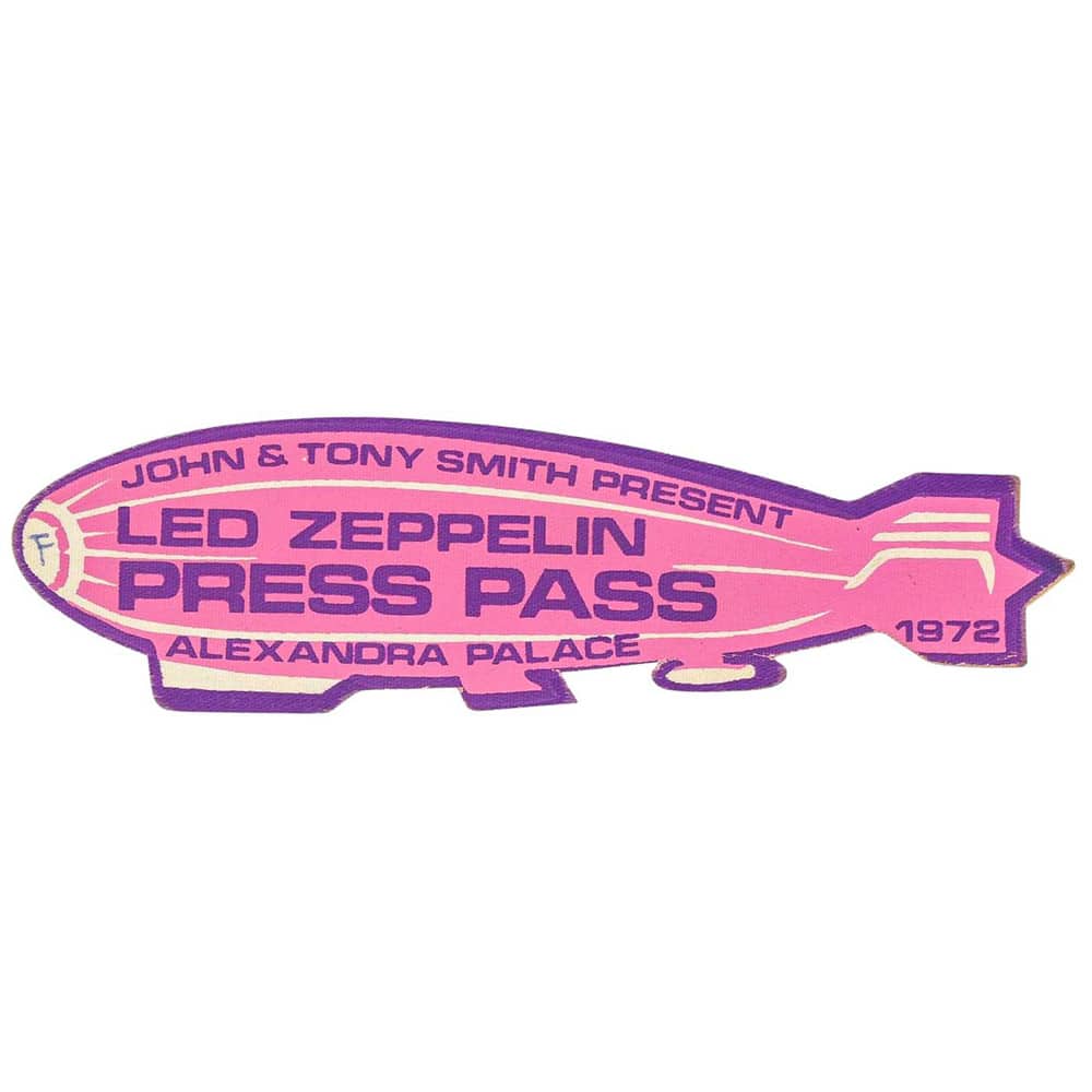 Concert Pass <br>1972.12.22 <br>London, UK (Press)