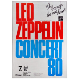 Concert Advertisement <br>1980.07.07 <br>Berlin, DE (Poster)