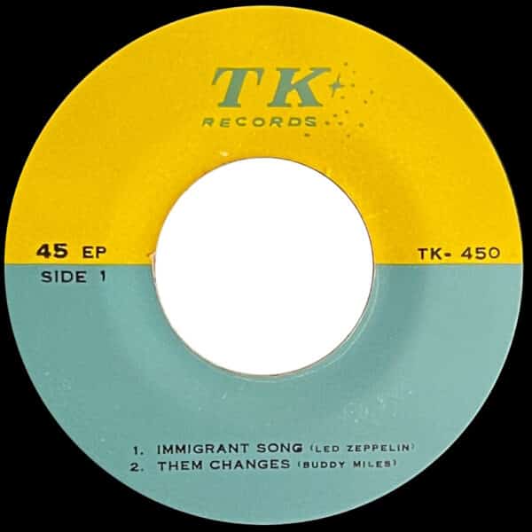 Single <br>Thailand (TK-450) <br>Immigrant Song / Them Changes / Black Magic Woman (#2) - Image 3