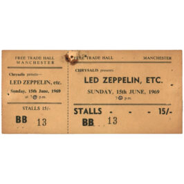 Concert Ticket <br>1969.06.15 <br>Manchester, UK
