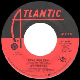 Single <br>Israel (45-2865) <br>Rock and Roll / Four Sticks (Promo #2)