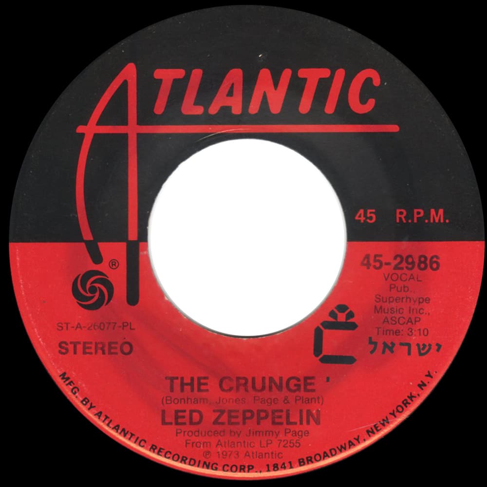 Single <br>Israel (45-2986) <br>D'yer Mak'er / The Crunge (Promo #2) - Image 3