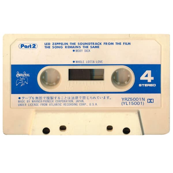 Cassette <br>The Song Remains The Same <br>Japan (YRZ5001N) - Image 9