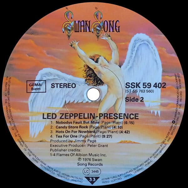 LP <br>Presence <br>Germany (SSK 59 402) - Image 4