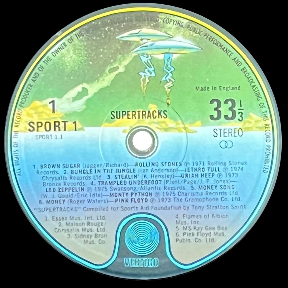 LP <br>Supertracks <br>Trampled Under Foot <br>UK (Sport 1) - Image 3