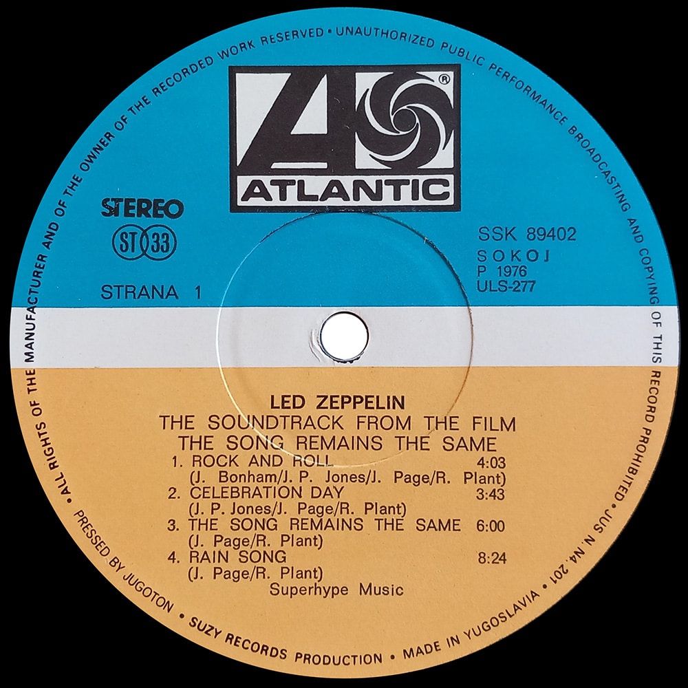 LP <br>TSRTS <br>Yugoslavia (SSK 89402) #2 - Image 3