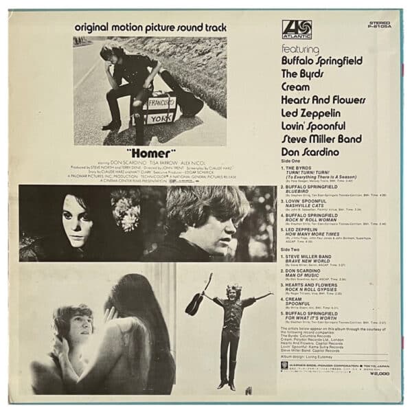 LP <br>Homer <br>How Many More Times <br>Japan (P-8105A) Promo - Image 2