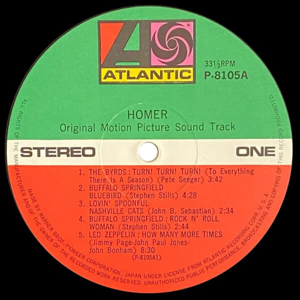 LP <br>Homer <br>How Many More Times <br>Japan (P-8105A) - Image 4