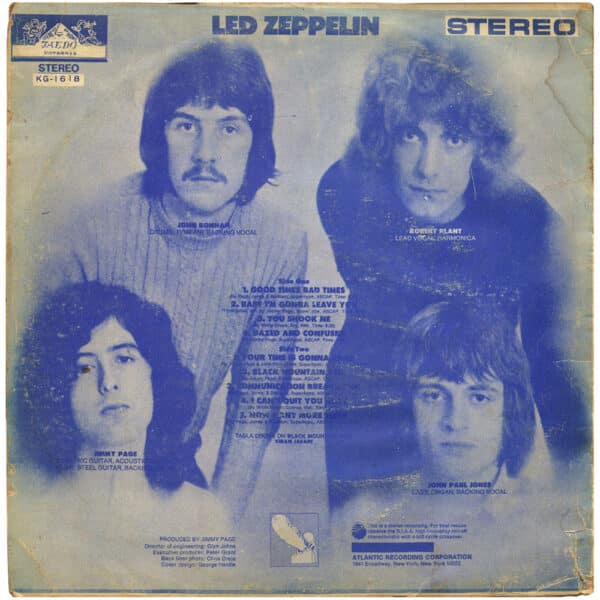 LP <br>Led Zeppelin <br>South Korea (KG 1618) #3 - Image 2