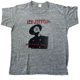 Concert Clothing <br>1980 <br>Over Europe Tour, T-Shirt (Grey)