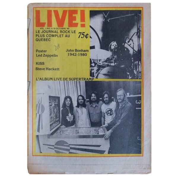 Magazine <br>LIVE! Le Jornal Rock (1980)