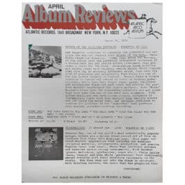 Magazine <br>Album Reviews (1973)
