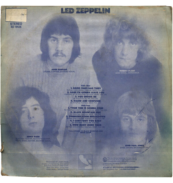 LP <br>Led Zeppelin <br>South Korea (KIM 1127) - Image 2