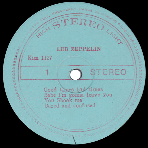LP <br>Led Zeppelin <br>South Korea (KIM 1127) - Image 3