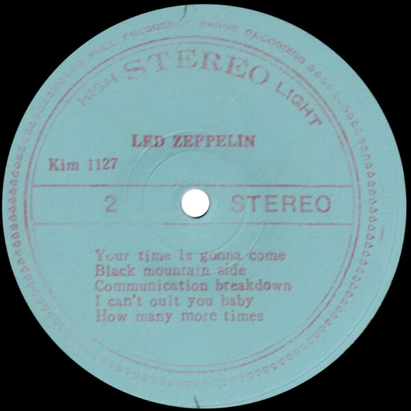 LP <br>Led Zeppelin <br>South Korea (KIM 1127) - Image 4