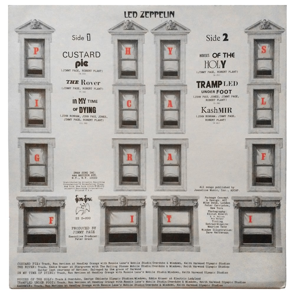 LP <br>Physical Graffiti <br>USA (SS 2-200) Promo (WMET) - Image 4
