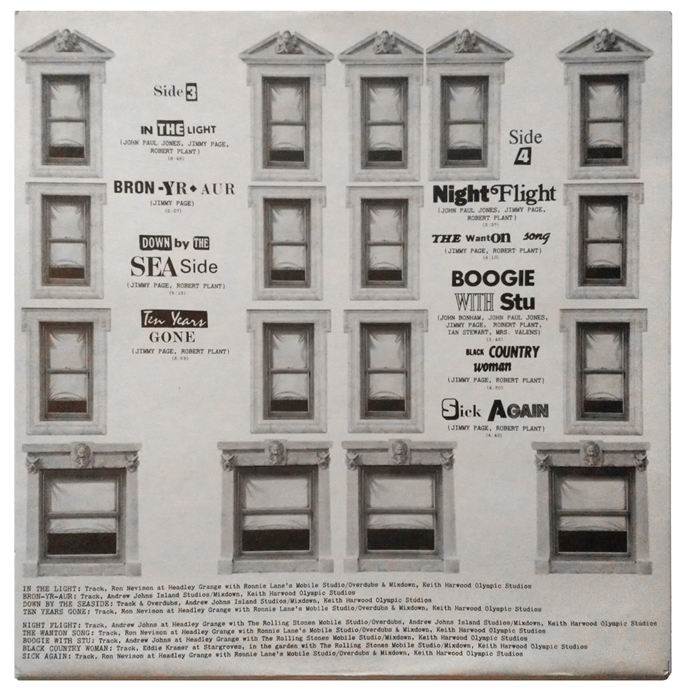 LP <br>Physical Graffiti <br>USA (SS 2-200) Promo (WMET) - Image 5