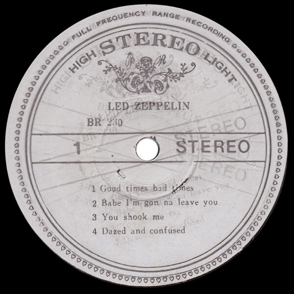LP <br>Led Zeppelin <br>South Korea (BR 230) #3 - Image 3