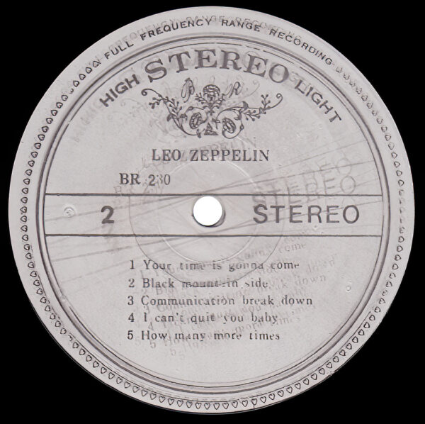 LP <br>Led Zeppelin <br>South Korea (BR 230) #3 - Image 4
