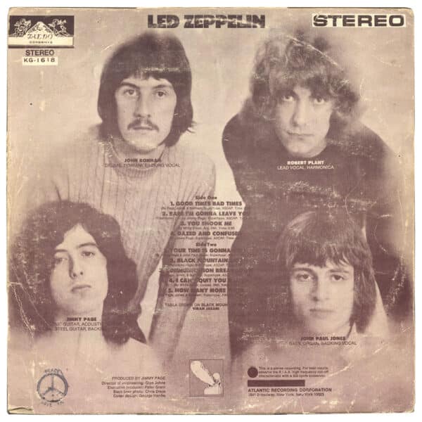 LP <br>Led Zeppelin <br>South Korea (KG 1618) #5 - Image 2