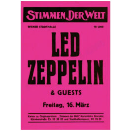 Concert Advertisement <br>1973.03.16 <br>Vienna, AT (Poster) #2