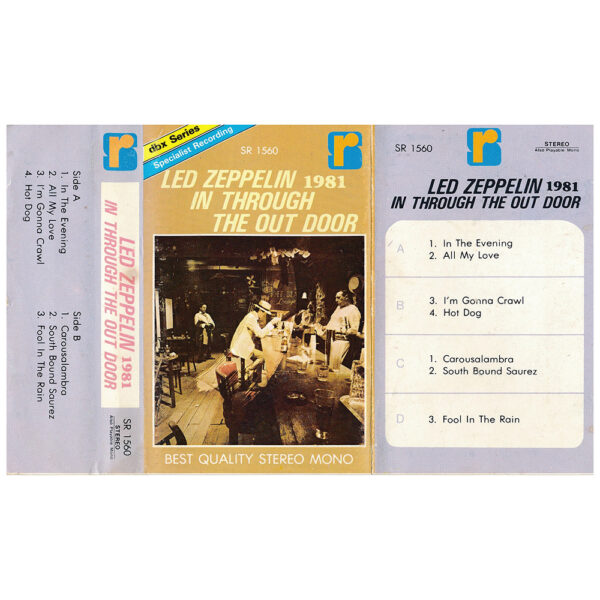 Cassette <br>In Through The Out Door <br>Saudi Arabia (SR 1560) - Image 2