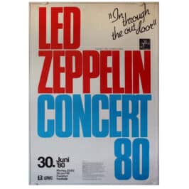Concert Advertisement <br>1980.06.27 <br>Frankfurt, DE (Poster)