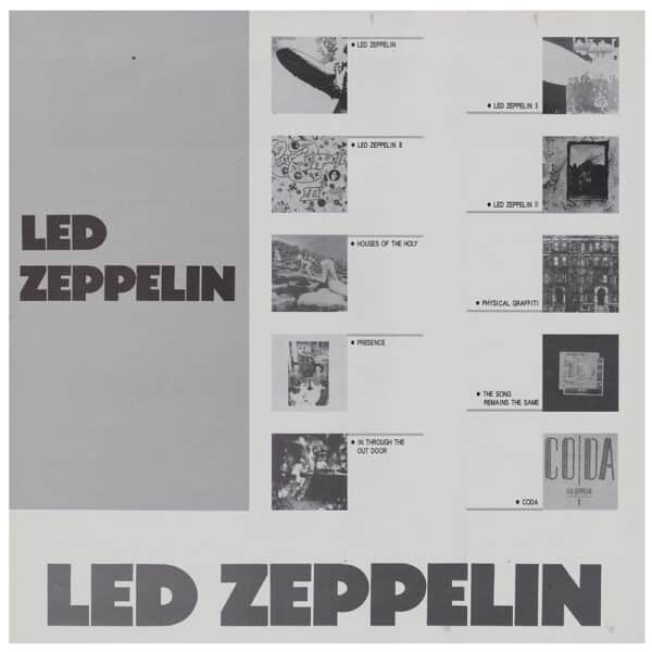 LP <br>Led Zeppelin <br>South Korea (7567-81525-1) Promo #1 - Image 5