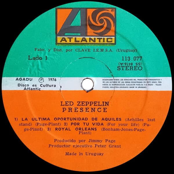 LP <br>Presence <br>Uruguay (113.077) - Image 3