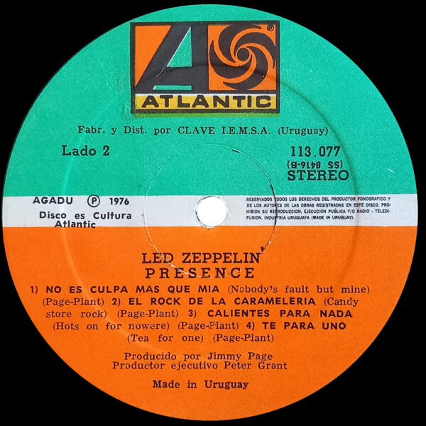 LP <br>Presence <br>Uruguay (113.077) - Image 4