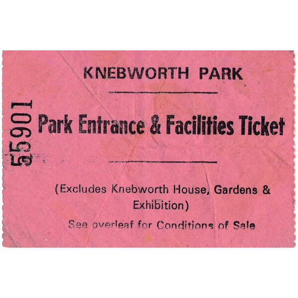 Concert Pass <br>1979.08.04 <br>Knebworth, Vehicle